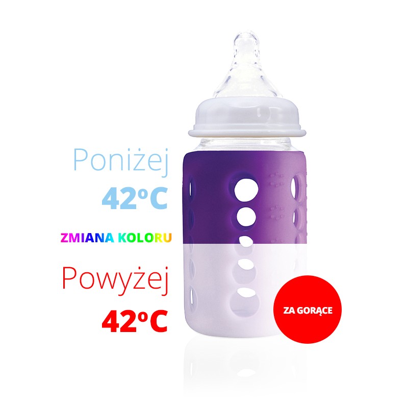 Cherub Baby Eko-butelka 240ml Purple - Termoochronna