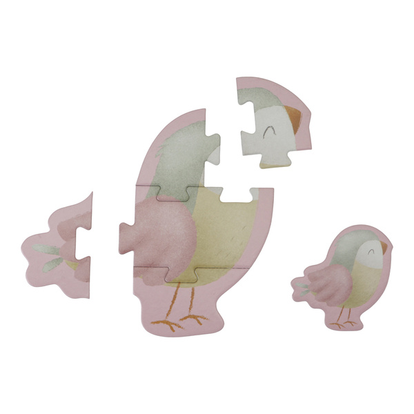 Little Dutch Puzzle 6 elementów Flowers & Butterflies 2+