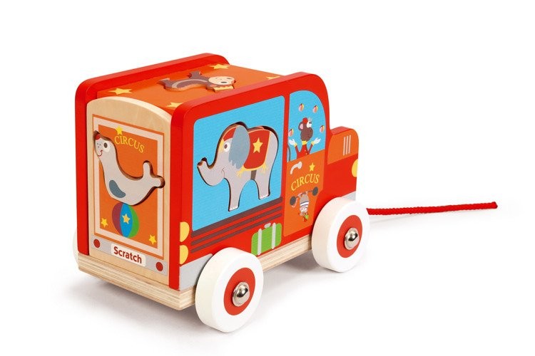 Scratch Samochód Sorter Cyrk do Ciągnięcia +18m