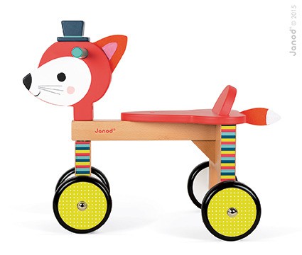 Janod Rowerek Czterokołowy Lisek Baby Forest 1+