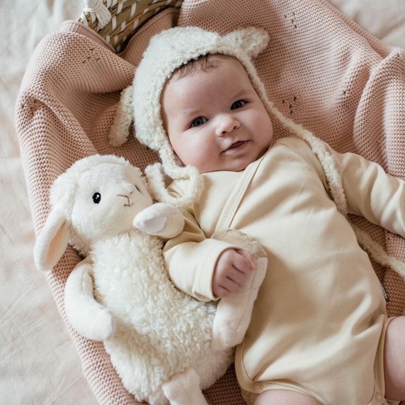 Whisbear Szumiąca Owieczka Lumi z Lampką i Kołysankami 0+ | Fabryka Wafelków