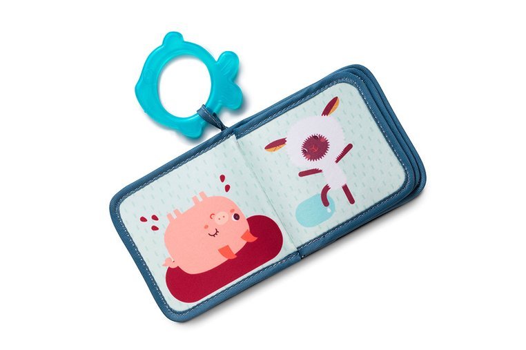 Lilliputiens Książeczka do kąpieli z gryzakiem Osiołek Ignace 6m+