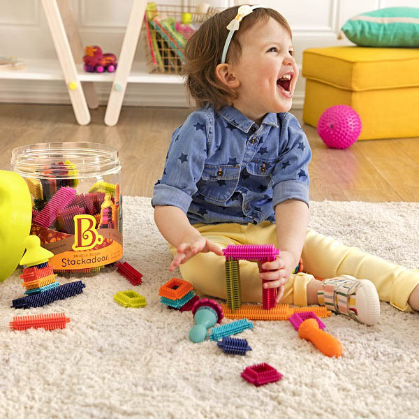 Btoys Klocki Jeżyki Stackadoos 68el 2+