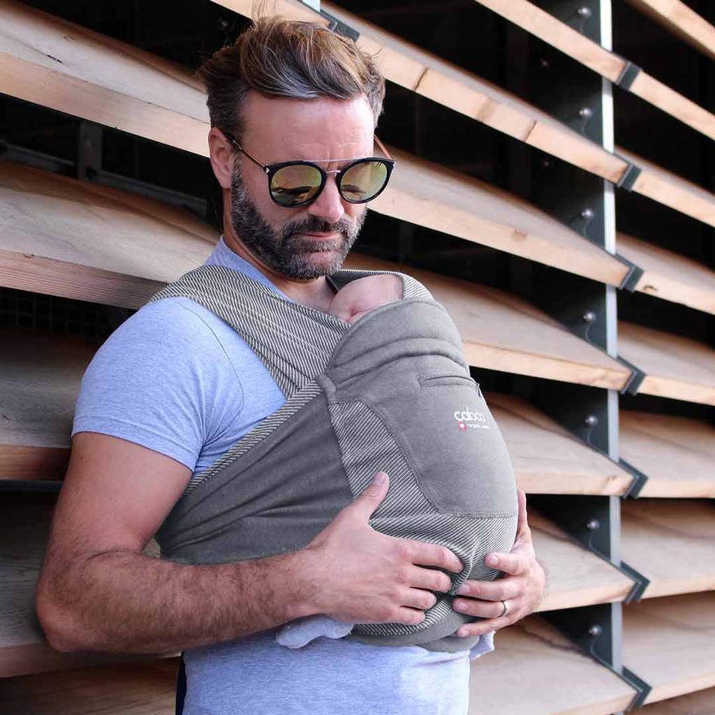 Caboo, Chustonosidło z bawełny organicznej, Pewter