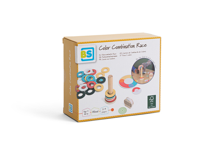 BS Toys Gra Mikser Kolorów Drewniana 3+