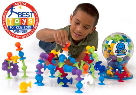 Squigz Zestaw Duży Przyssawki Edukacyjne 3+