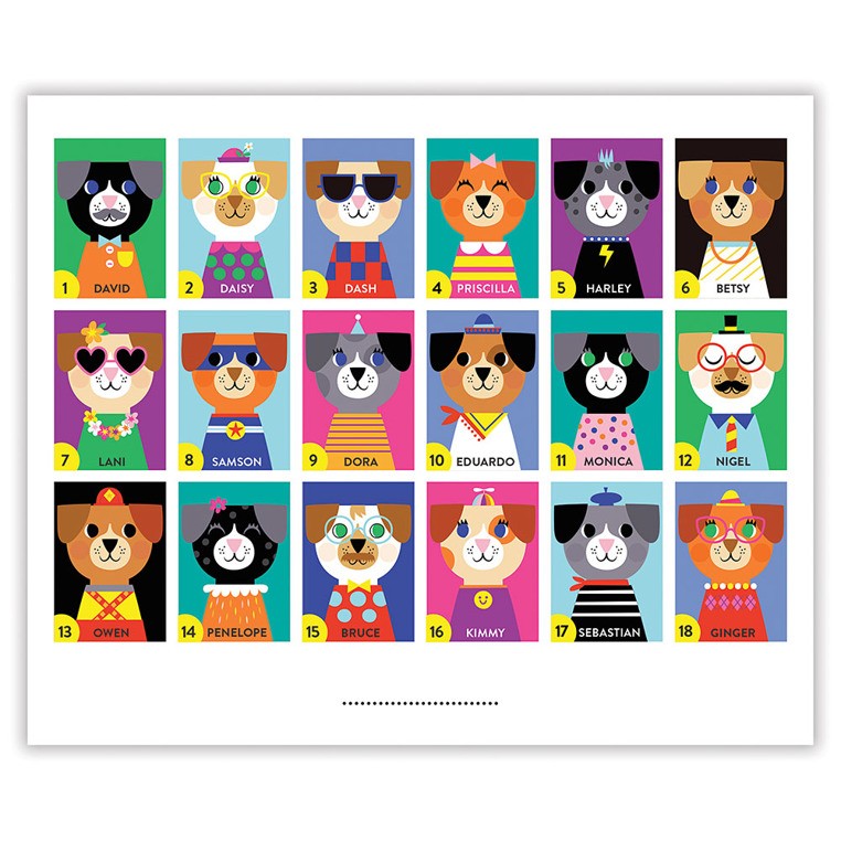 Mudpuppy Gra Zgadnij kto to Koty i psy 18 portretów