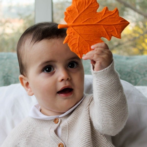 Lanco Gryzak Listek Klonu Naturalny Kauczuk 0+