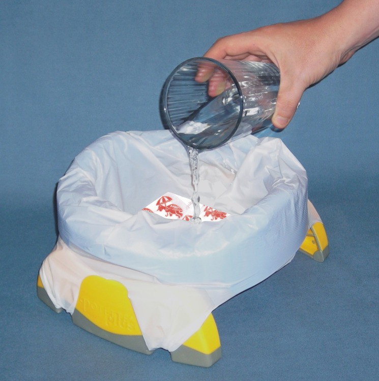 Potette Plus Nocnik i nakładka na WC 2w1 Niebieski 15m+