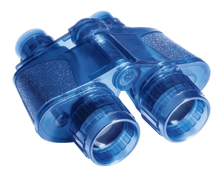 Lornetka Przeźroczysta Edukacyjna 3+ | Czerwona/Niebieska