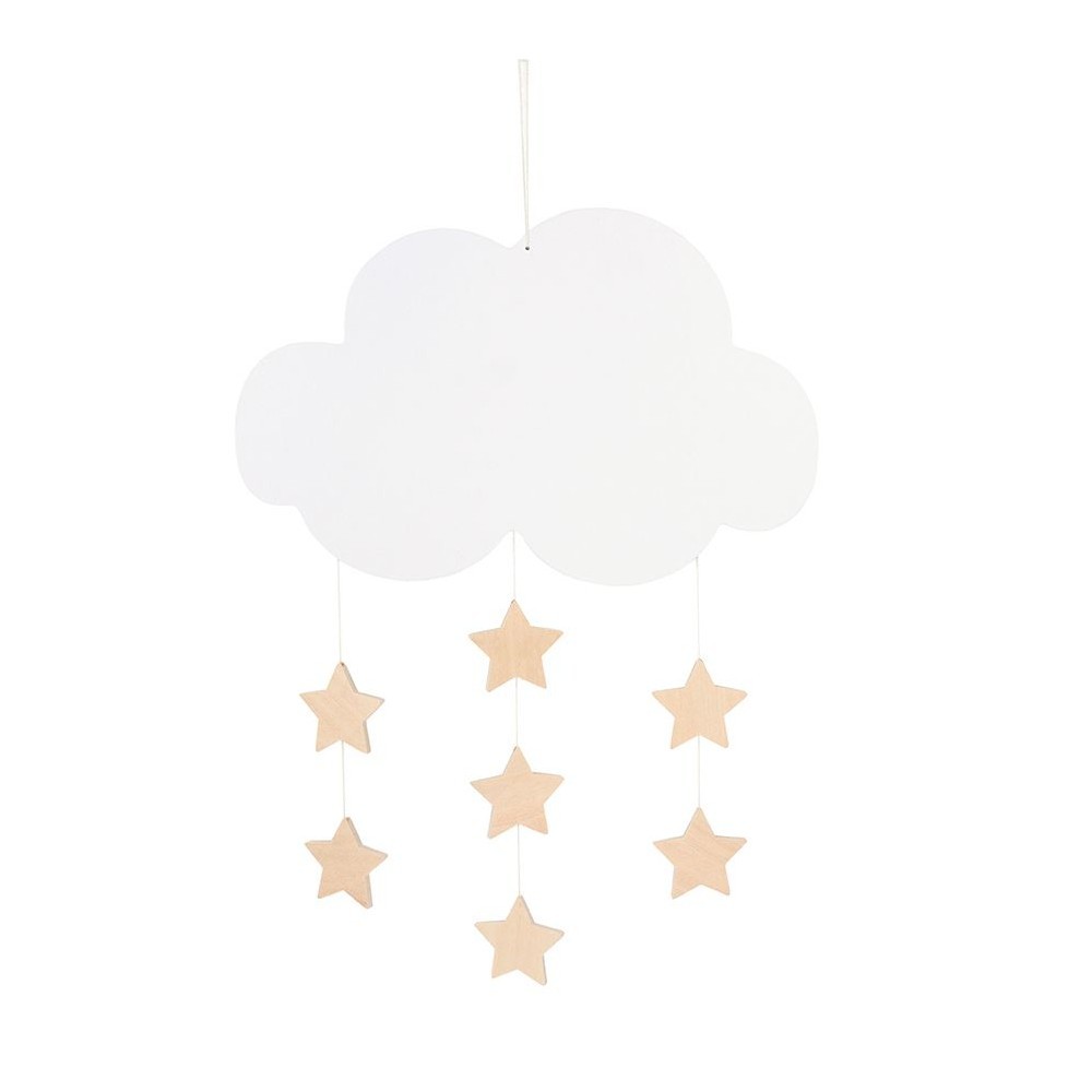 JaBaDaBaDo Mobile Drewniany Chmurka 0+