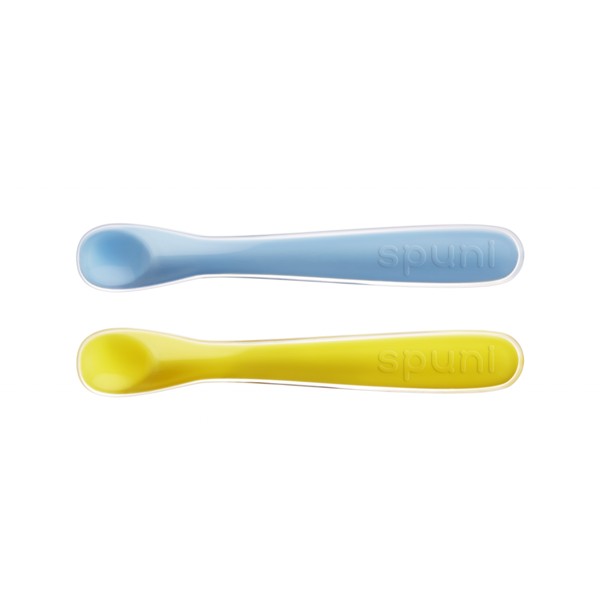 Spuni Łyżeczki do karmienia Bubbly Blue / Lucky Lemon 4m+