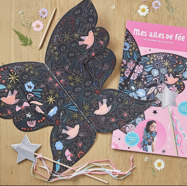 Auzou Zestaw Skrzydeł Wróżki z Różdżką DIY 3+