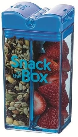 SNACK IN THE BOX Pojemnik na przekąski blue 1+