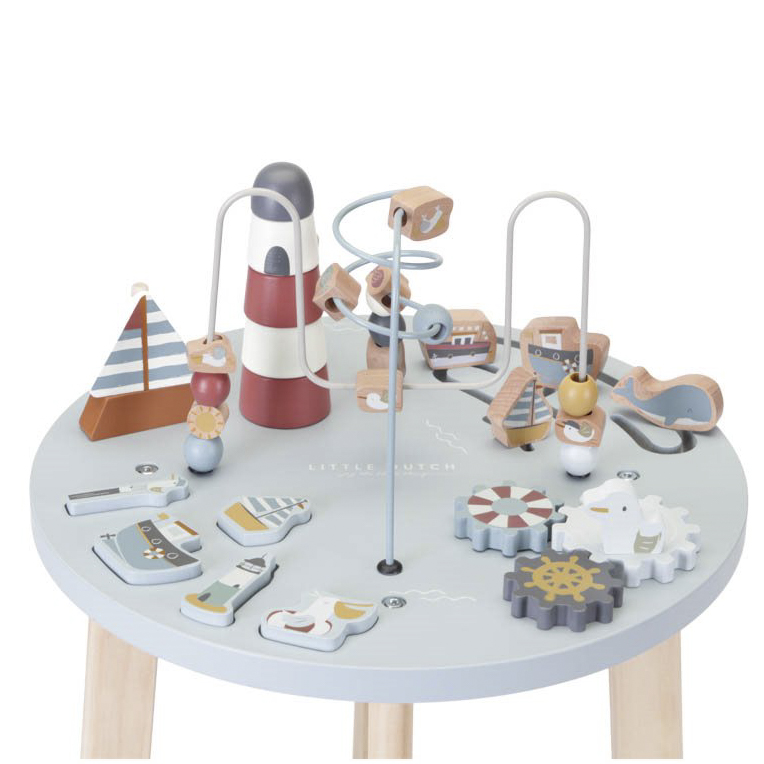 Little Dutch Stolik Edukacyjny Sailors Bay Drewniany 12m+