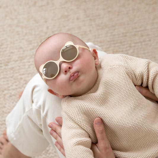 Ki ET LA Okulary Ours'on 0-1 Cream - Ochrona UV400