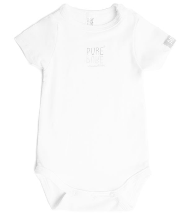 Bamboom Body Niemowlęce Bambus Organiczny Białe 9-12m