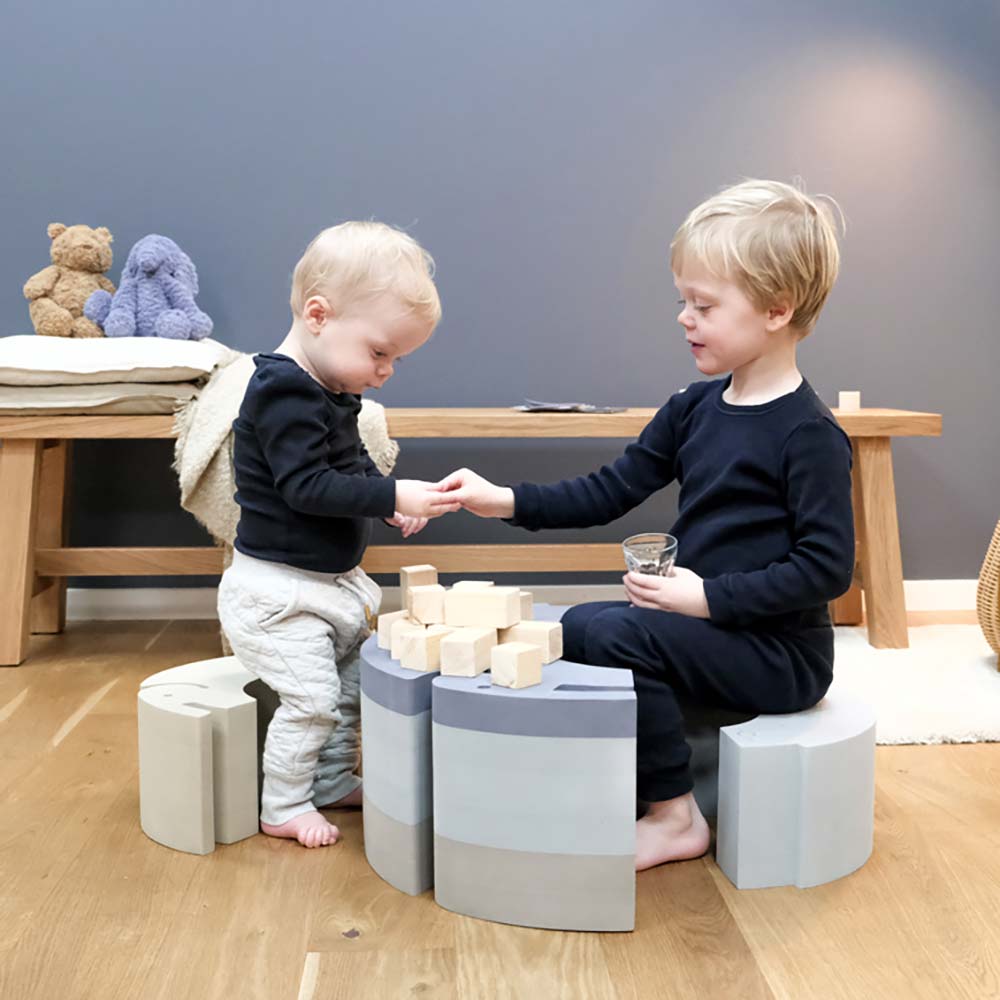 Słoń  zabawka sensoryczna L Cloudy Blue | bObles