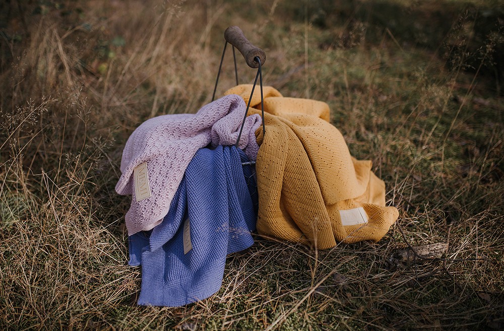 My Memi Kocyk Bambusowy 80x100 Denim Certyfikat OEKO-TEX 1+