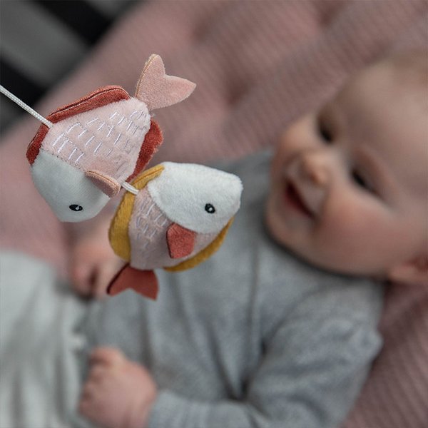 Little Dutch Karuzela Ocean Róż Drewniana 0+