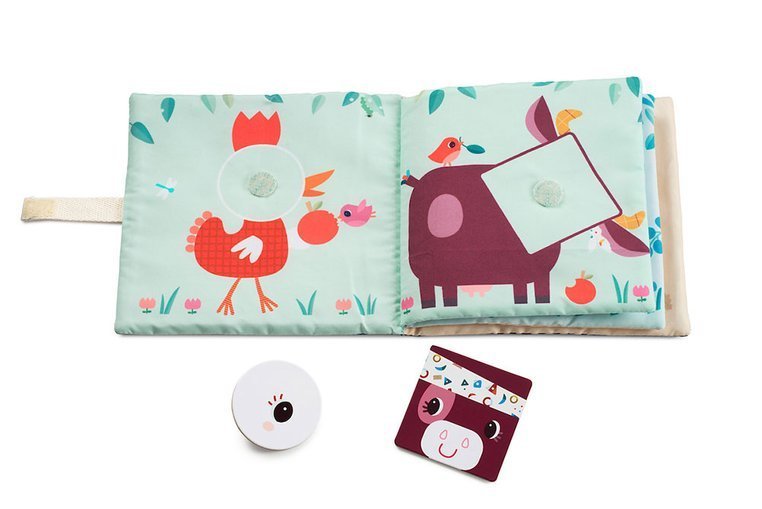 Lilliputiens Miękka książeczka nauka kształtów 18m+