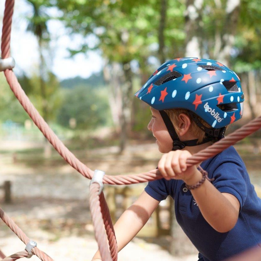 Bobike Kask Kids Plus S Navy Stars - Ochrona 1+