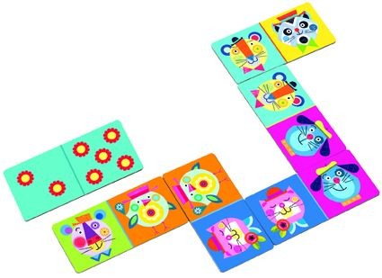 Djeco Domino Gigant Zwierzęta 3+