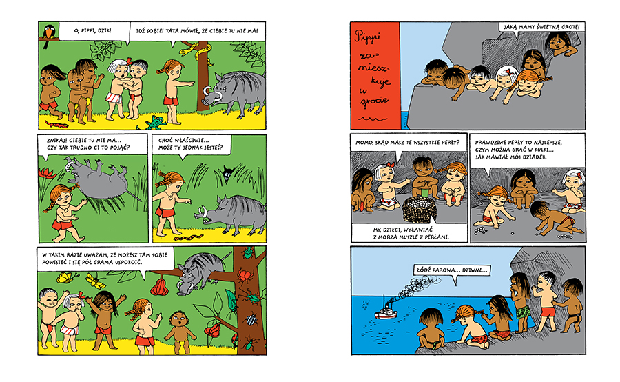 Pippi Nie Chce Być Duża Komiks Lindgren 3+ | Fabryka Wafelków