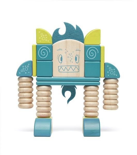 Tegu Klocki Magnetyczne STICKY MONSTERS Beans & Tumtum 1+