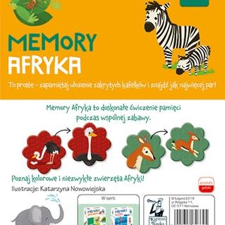 Kapitan Nauka Gra Memory Afryka 24 karty 3+