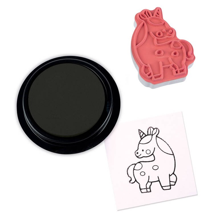 Janod Zestaw stempelki Jednorożec 18m+