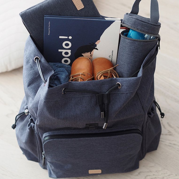 Beaba Plecak dla mamy Vancouver dark grey - pojemny, funkcjonalny