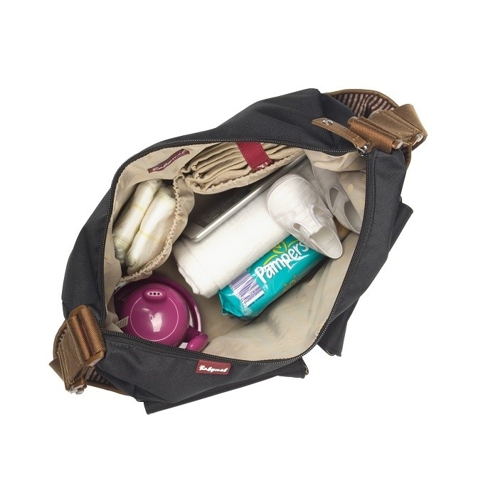 Babymel Torba dla Mamy Frankie Black - Praktyczna, Elegancka