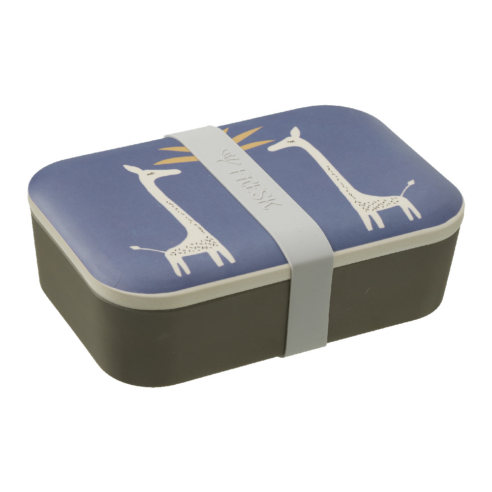 Fresk Bambusowe pudełko śniadaniowe Żyrafa 1+