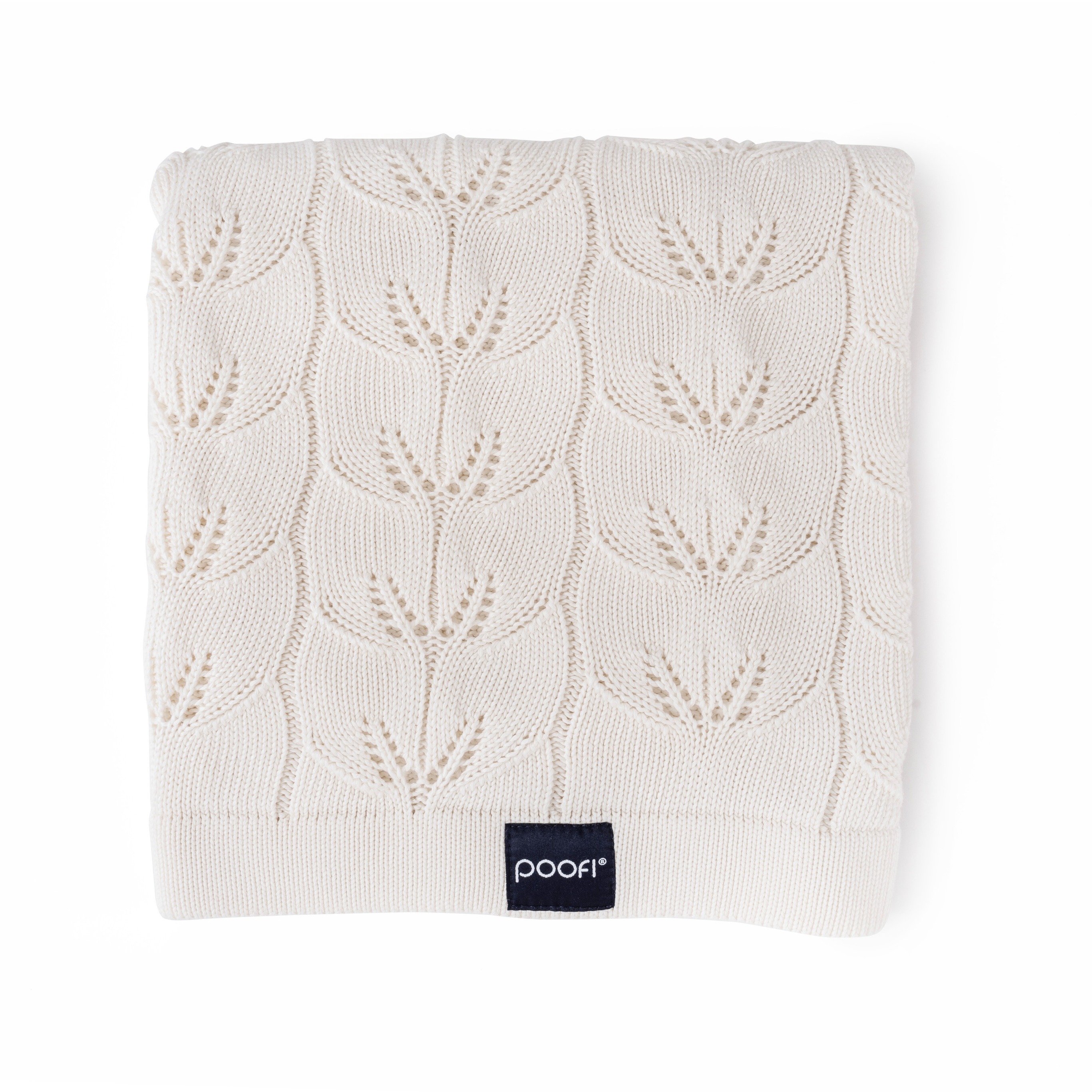 Poofi Kocyk bambusowy Milano kokosowy 80x100cm