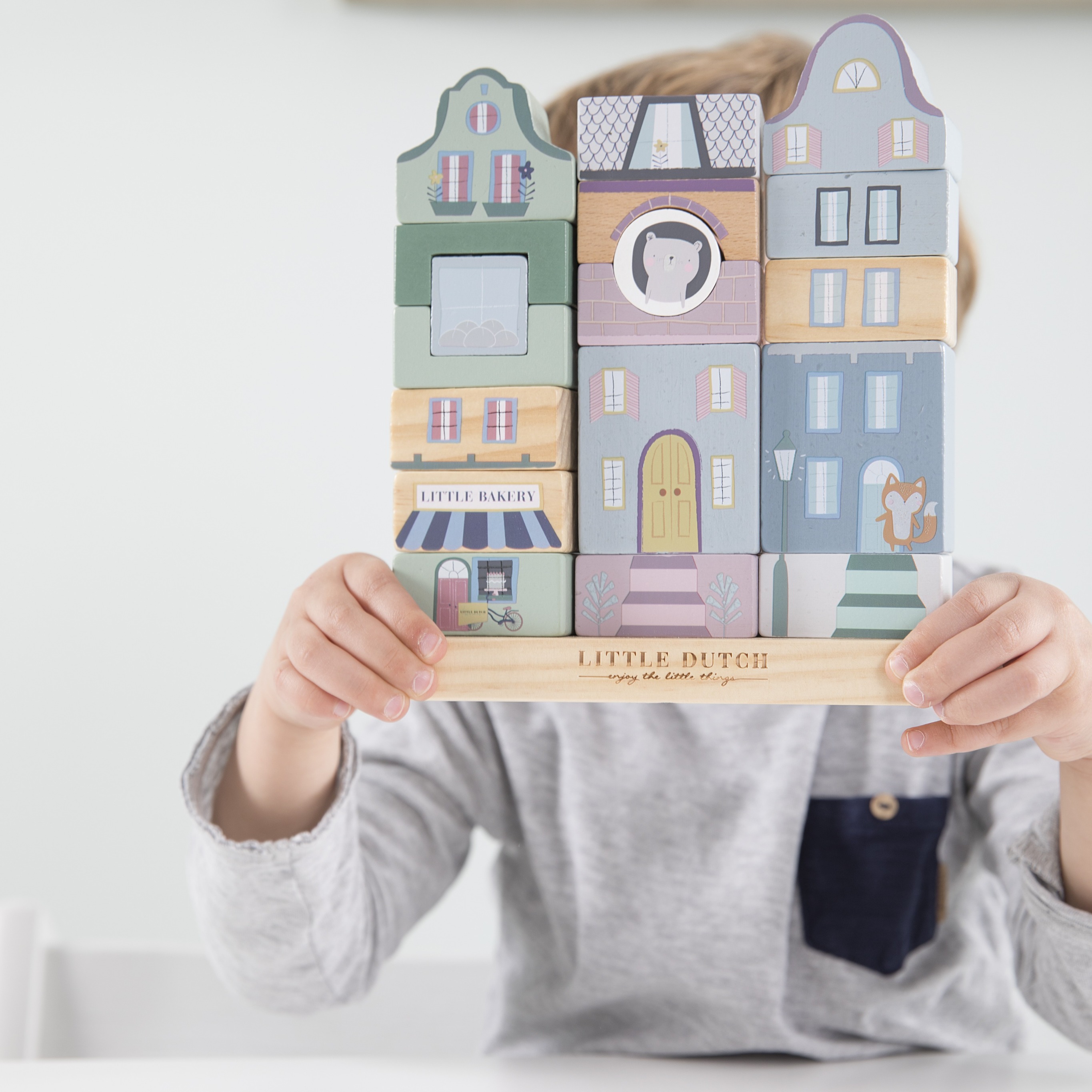 Little Dutch Klocki Kamieniczka Mięta 12+ m