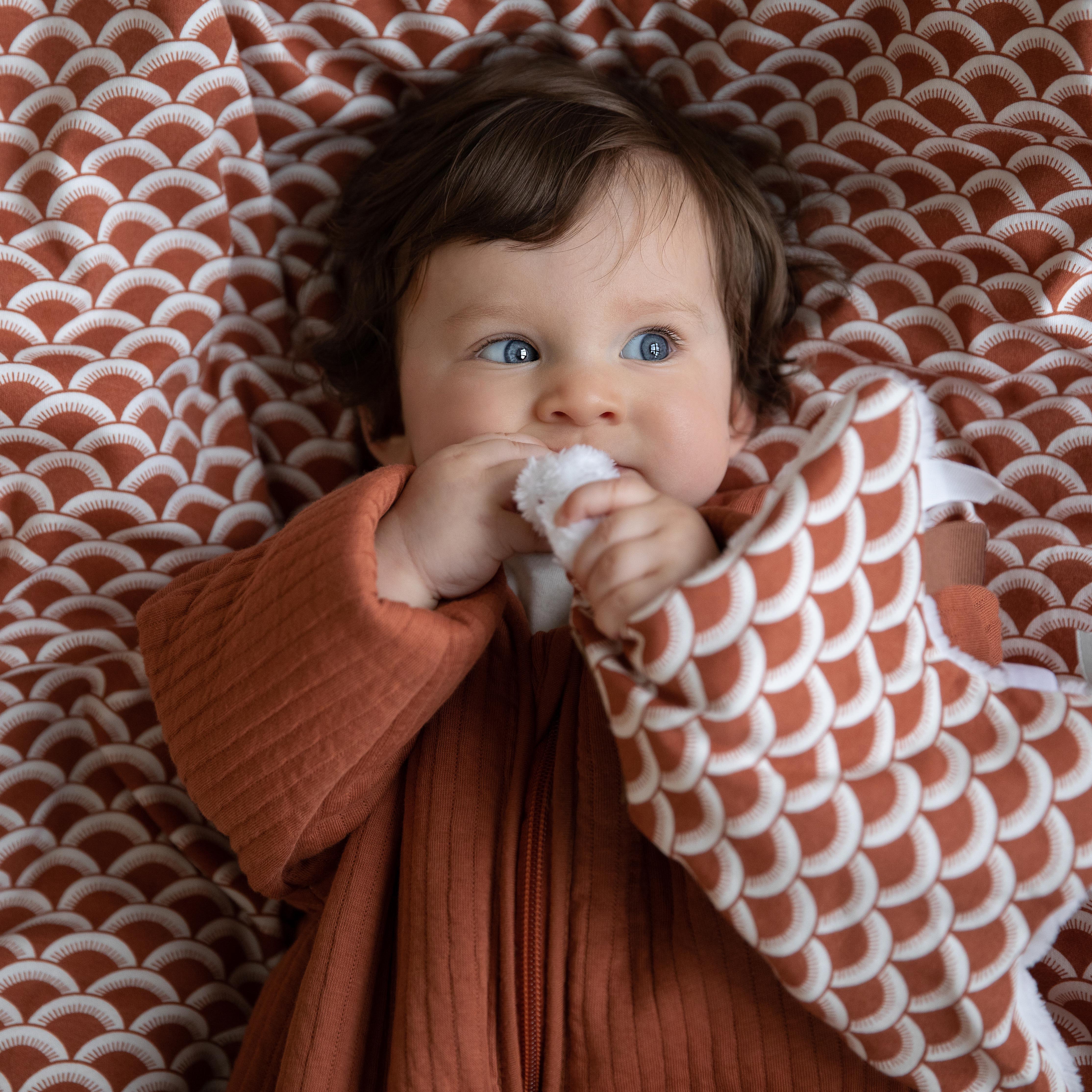 Little Dutch Śpiworek z odpinanymi rękawami 90cm Sunrise Rust