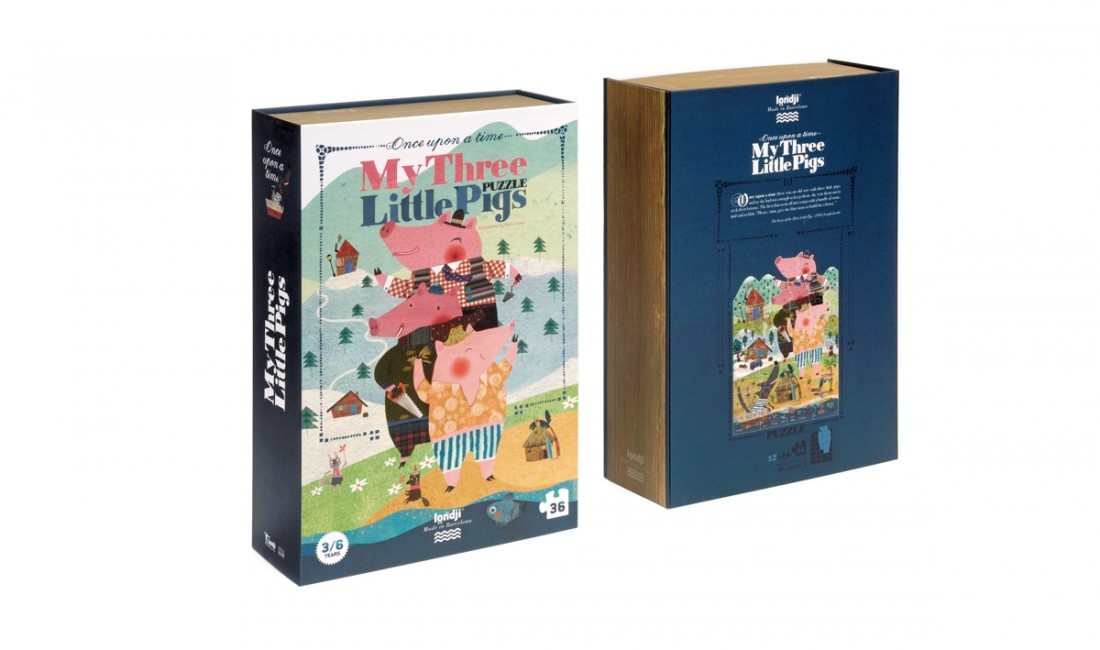 Londji Puzzle Trzy Małe Świnki 100el 3+