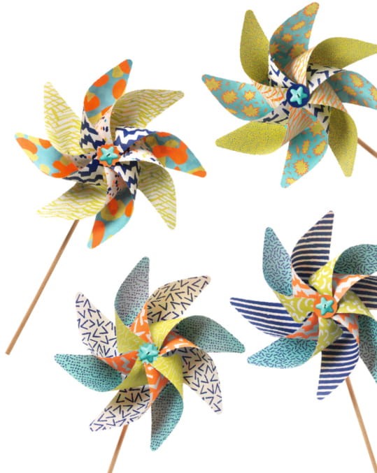 Djeco Zestaw DIY Wiatraki Sweet 5+