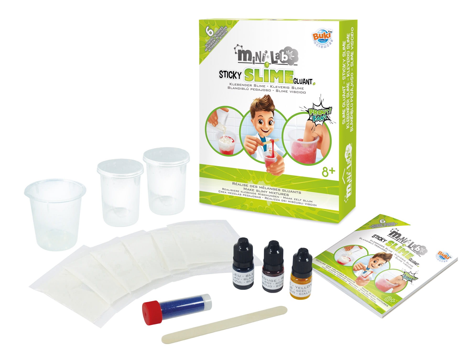 Buki Mini Lab Produkcja Slime Glutów 8+ | Fabryka Wafelków
