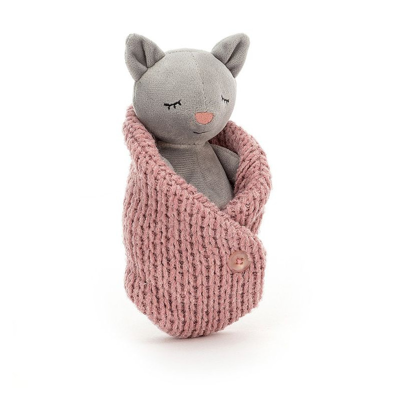Jellycat Kotek śpiący 18cm Pluszowa Przytulanka 0+