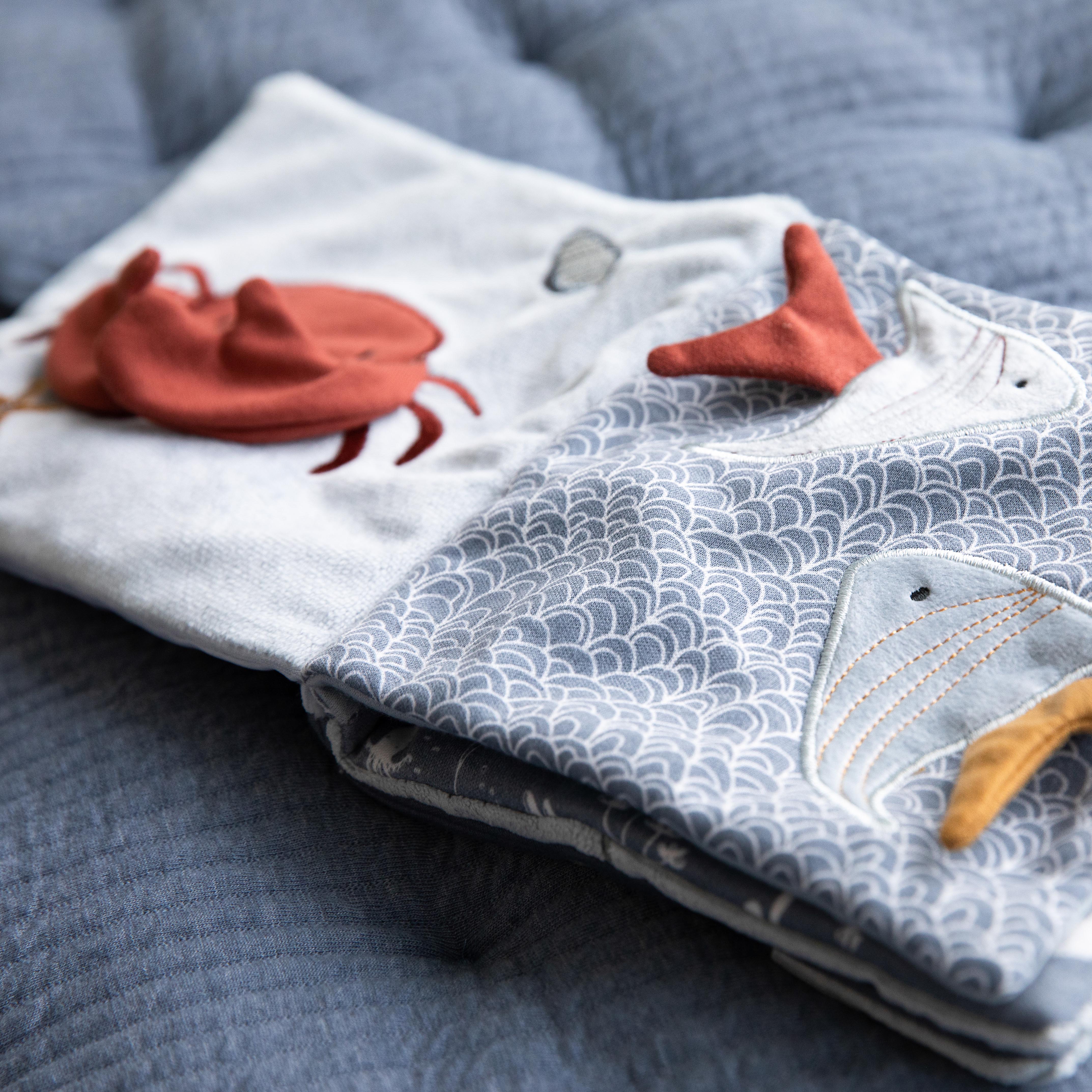 Little Dutch Książeczka Aktywizująca Ocean Błękit 0+