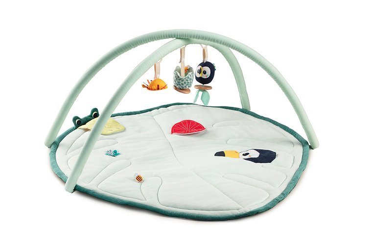 Lilliputiens Mata Edukacyjna Dżungla 0m+ z Pałąkami