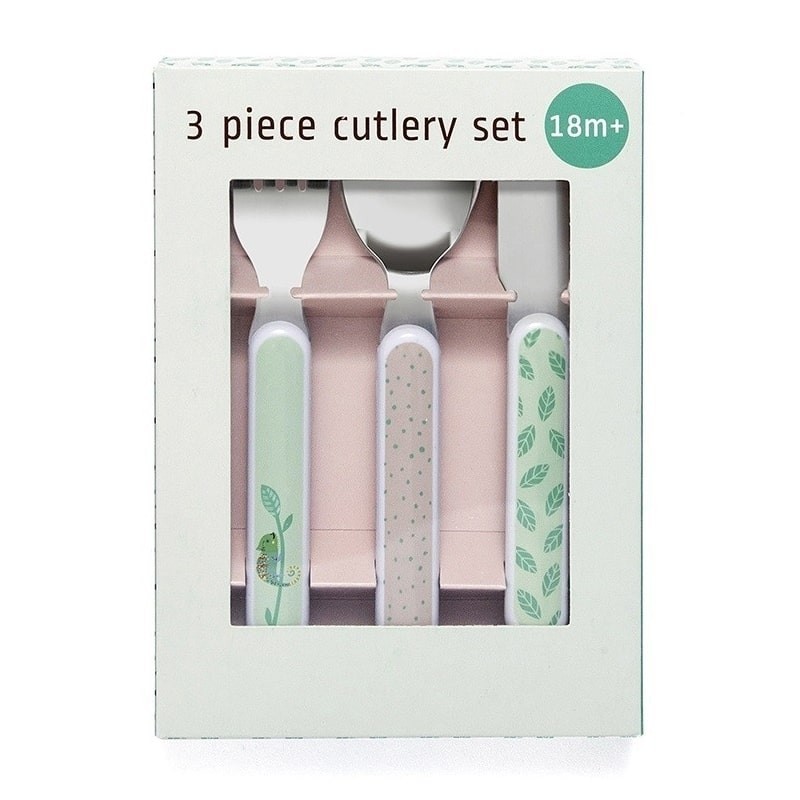 Petit Monkey Sztućce Leniwiec Stal Szlachetna 12m+