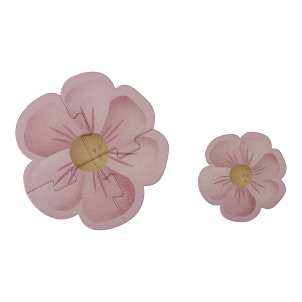 Little Dutch Puzzle 6 elementów Flowers & Butterflies 2+