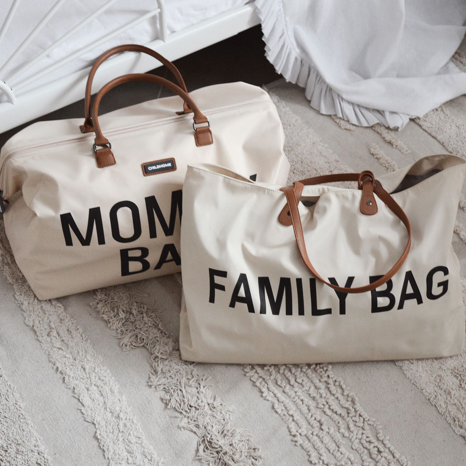 Childhome, Torba podróżna Mommy Bag kremowa