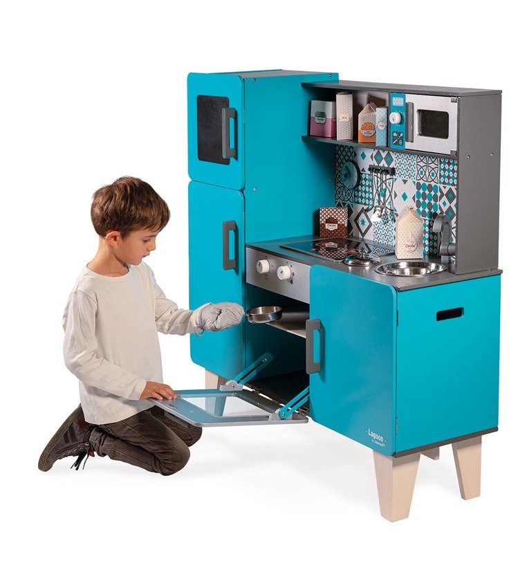 Janod Kuchnia Drewniana XL z Dźwiękiem Lagoon 3+