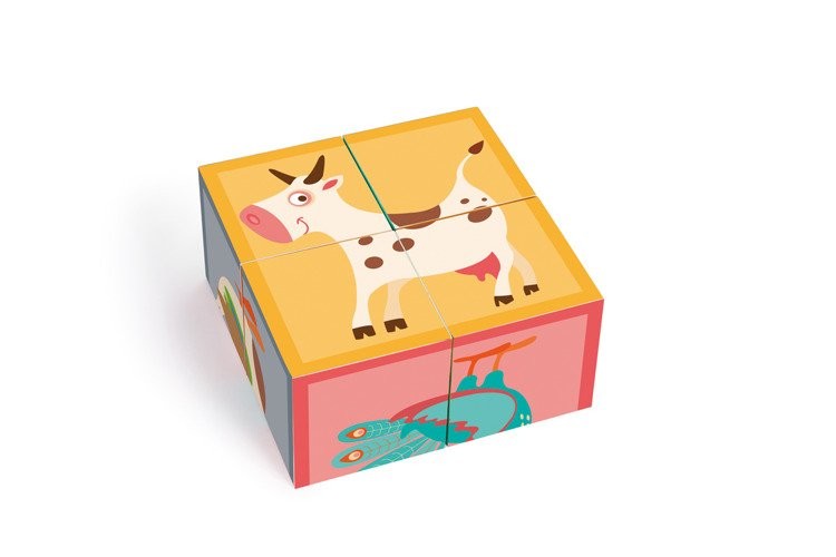 Scratch, Puzzle 4 Klocki FARMA