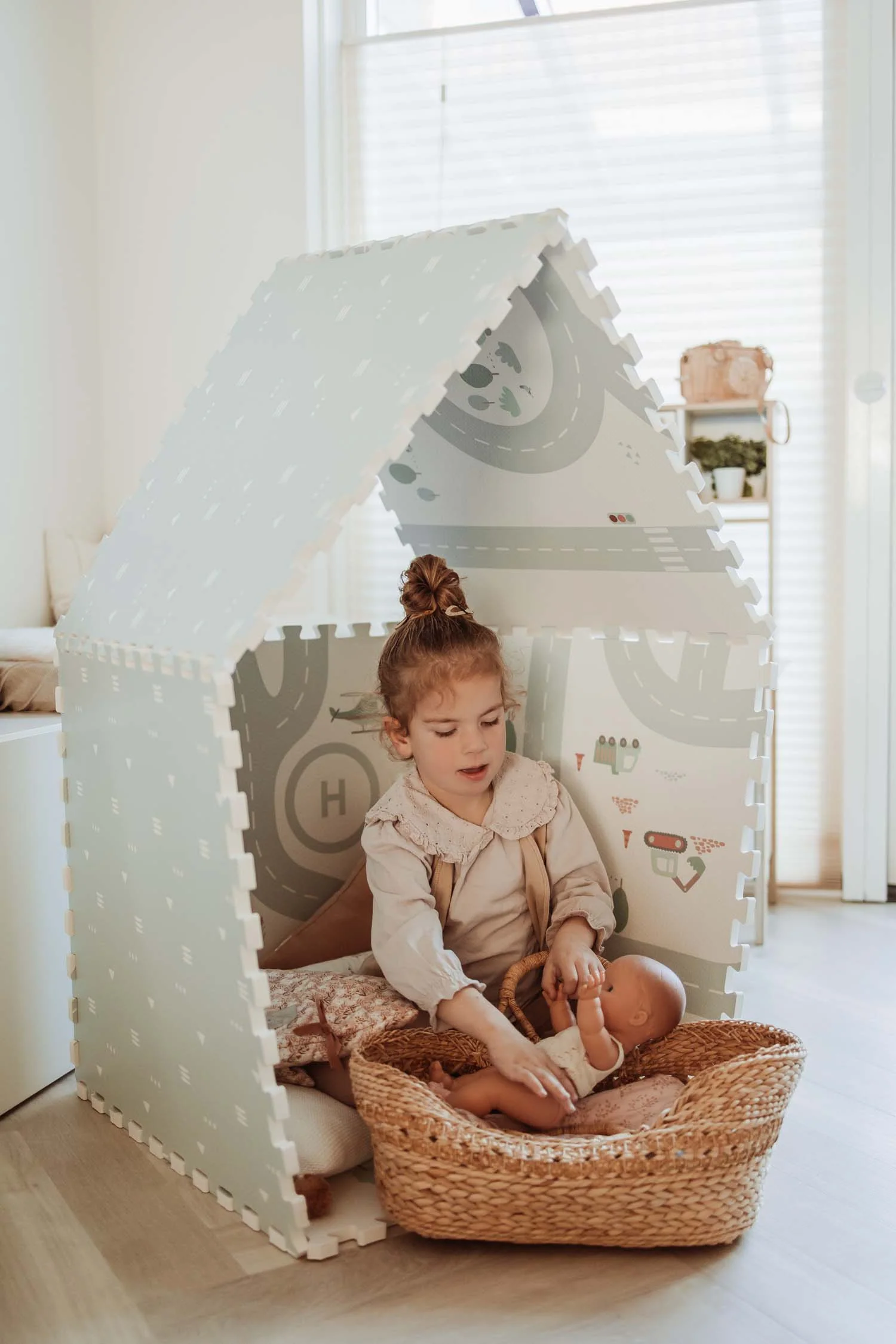 Play & Go Mata Piankowa Puzzle 2w1 130x180cm