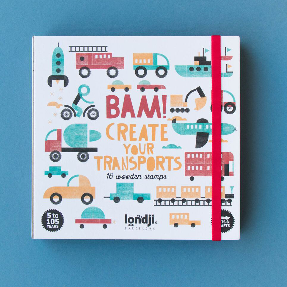 Londji Stempelki BAM! Pojazdy 3+